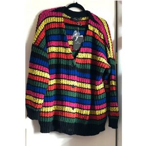 Lazy Oaf Striped Cardigan
